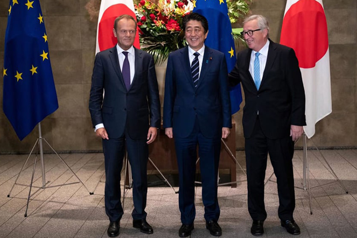 Giappone-Ue: al via l’accordo di libero scambio